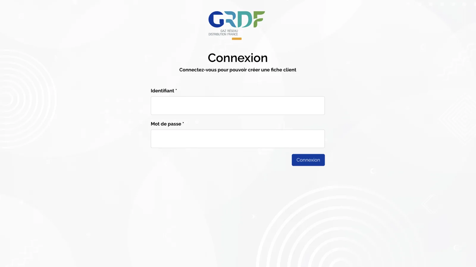 Application web pour GRDF