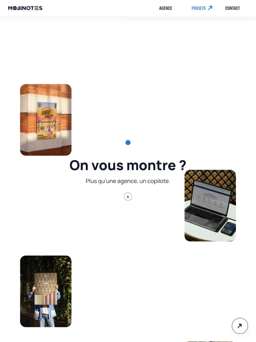 Refonte du site Les Mobinotes